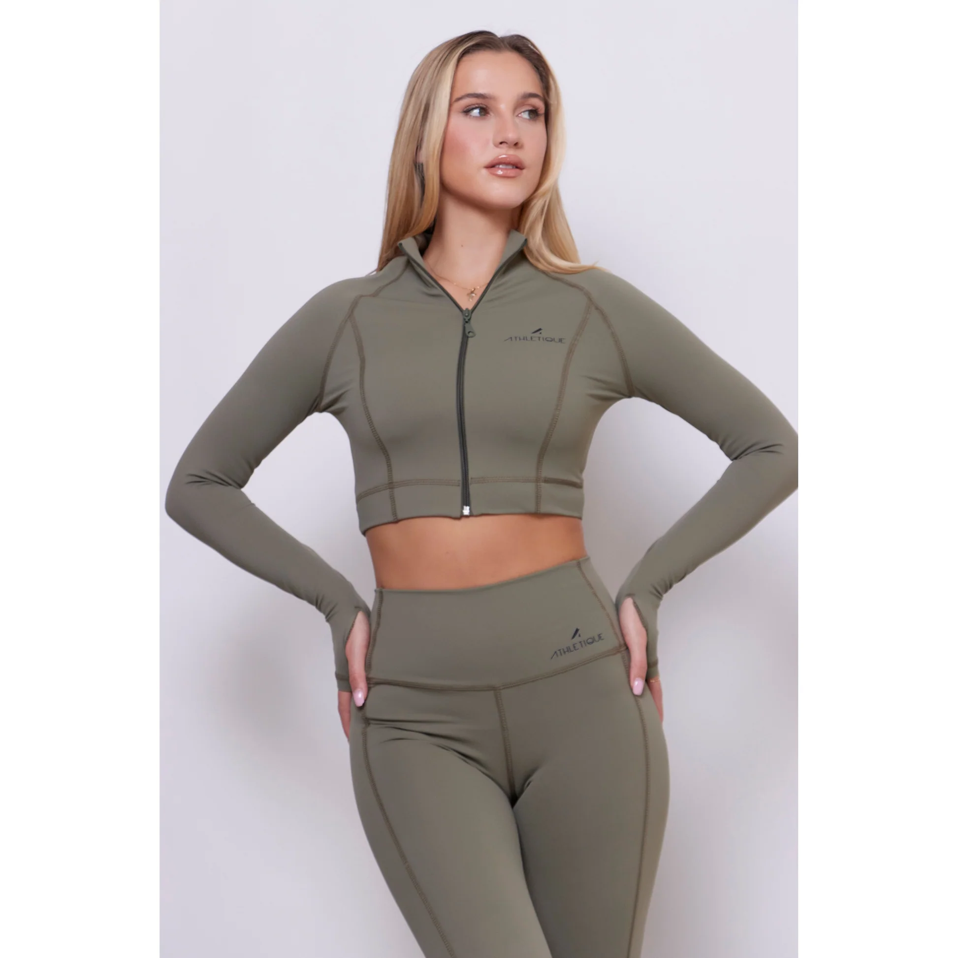 Kinetic Zipped Olive — image 2 of 4